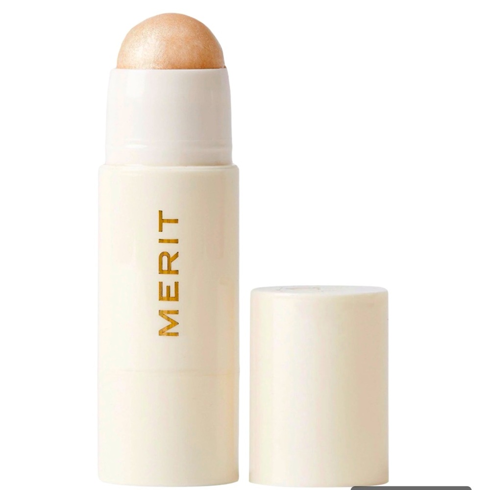 MERIT Day Glow | Dewy Highlighting Balm in color “Cava” / champagne, 4g / 0.14oz